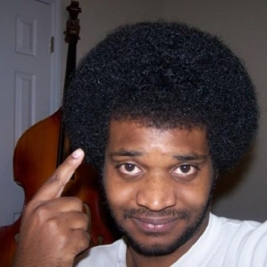 Me, my fro and my double bass
